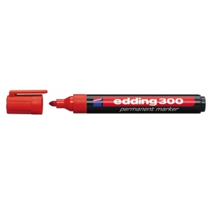 Marker permanentny Edding 300 [czerwony]