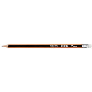 Ołówek MAPED BLACKPEPS z gumką [2B]