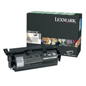 Toner Lexmark X651A11E czarny oryginalny [7000str]
