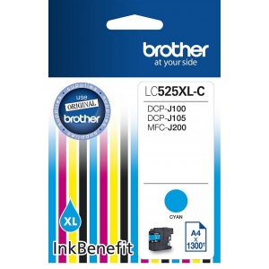 Tusz Brother LC525XL niebieski oryginalny [1300str]