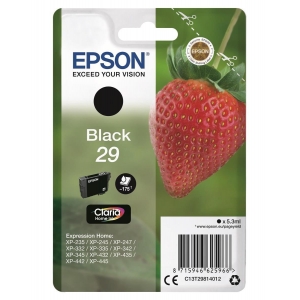 Tusz Epson T29 czarny oryginalny [5,3ml]